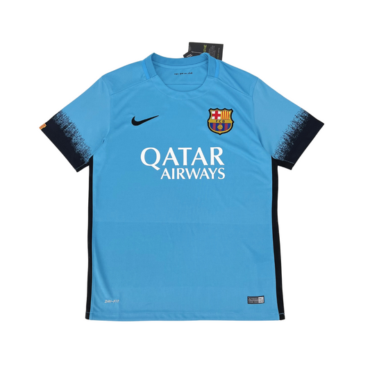 Barcelona 15/16 Retro Third Shirt Blue