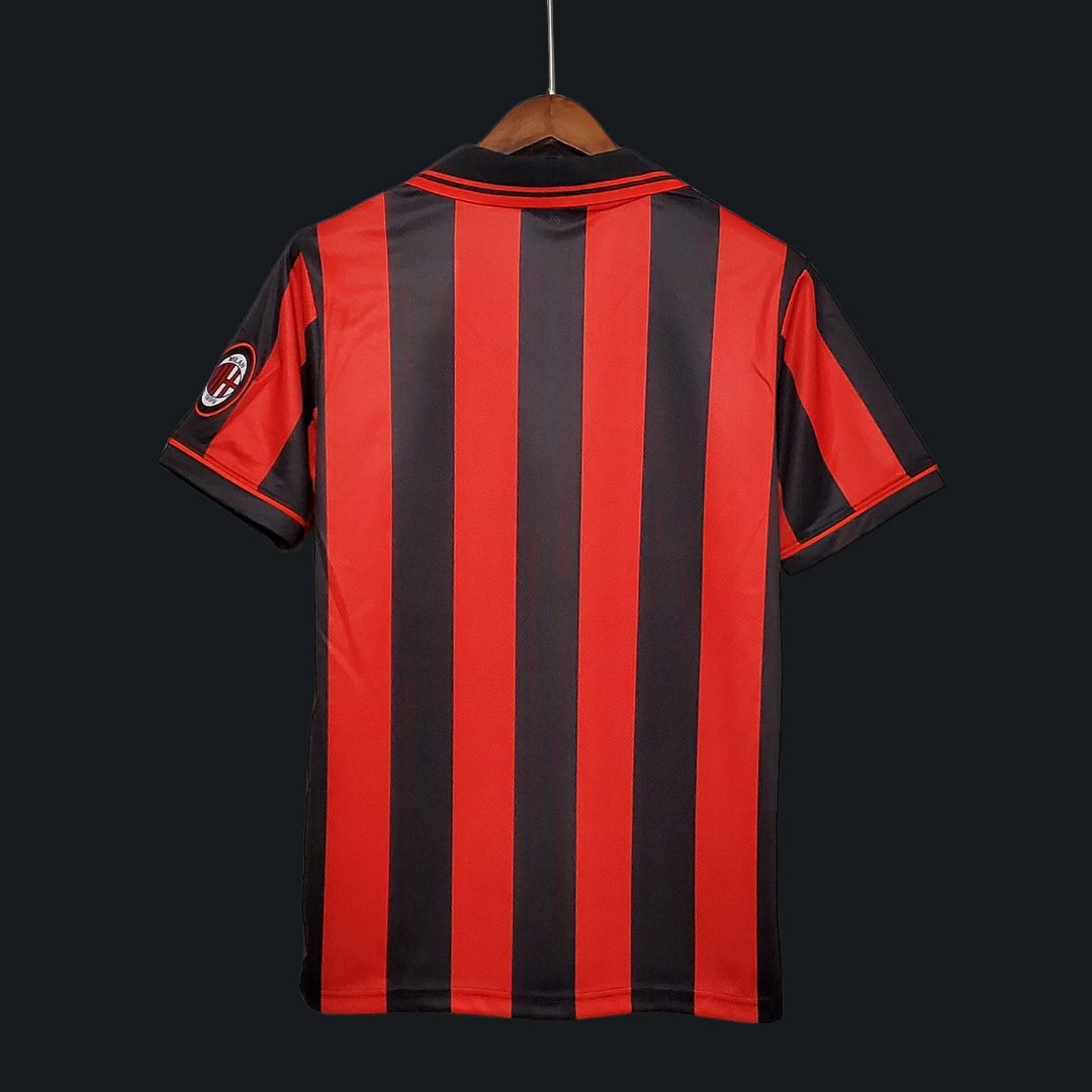 AC Milan 1996/97 Classic Retro Vintage Shirt- Maldini