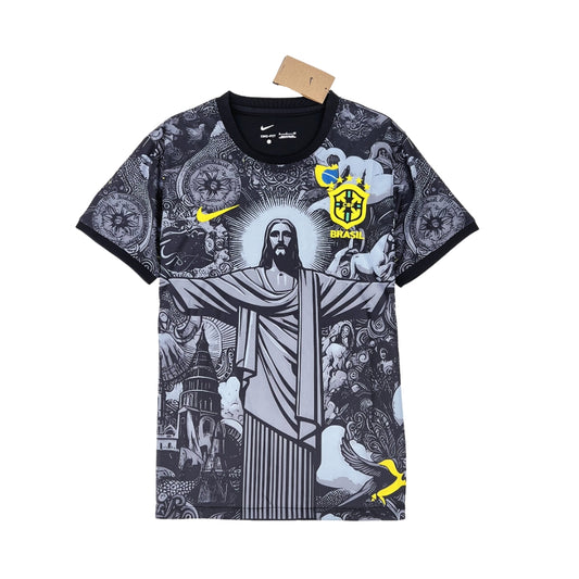 Brazil x Christ (Jesus) Edition Black Jersey