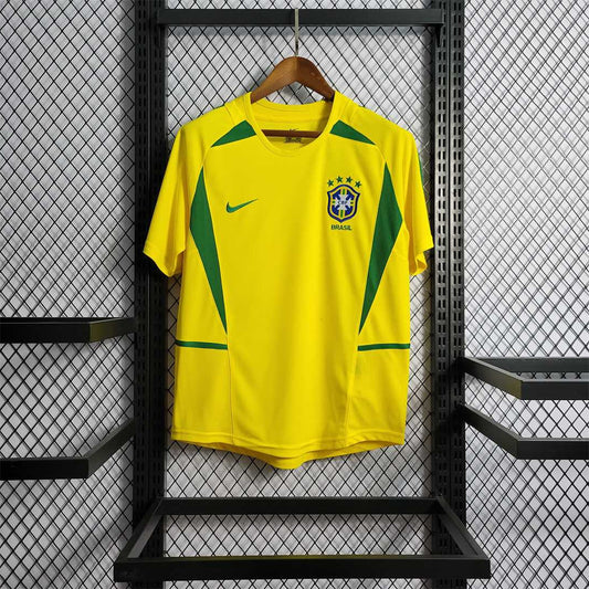 Brazil 2002 World Cup Final Retro Vintage Classic Jersey Shirt