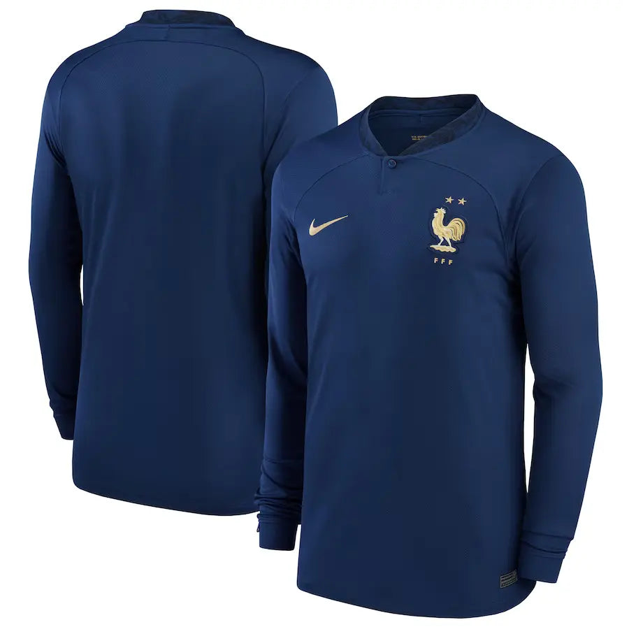 France 2022 World Cup Home Shirt Long Sleeve