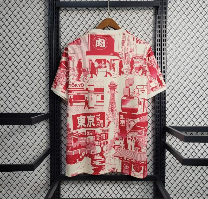 Japan 23/24 Red-White Special Edition Tokyo Shirt Jersey