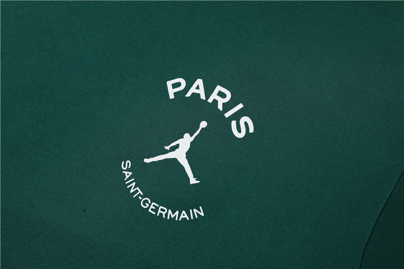 Paris Saint Germain Green Hooded Tracksuit