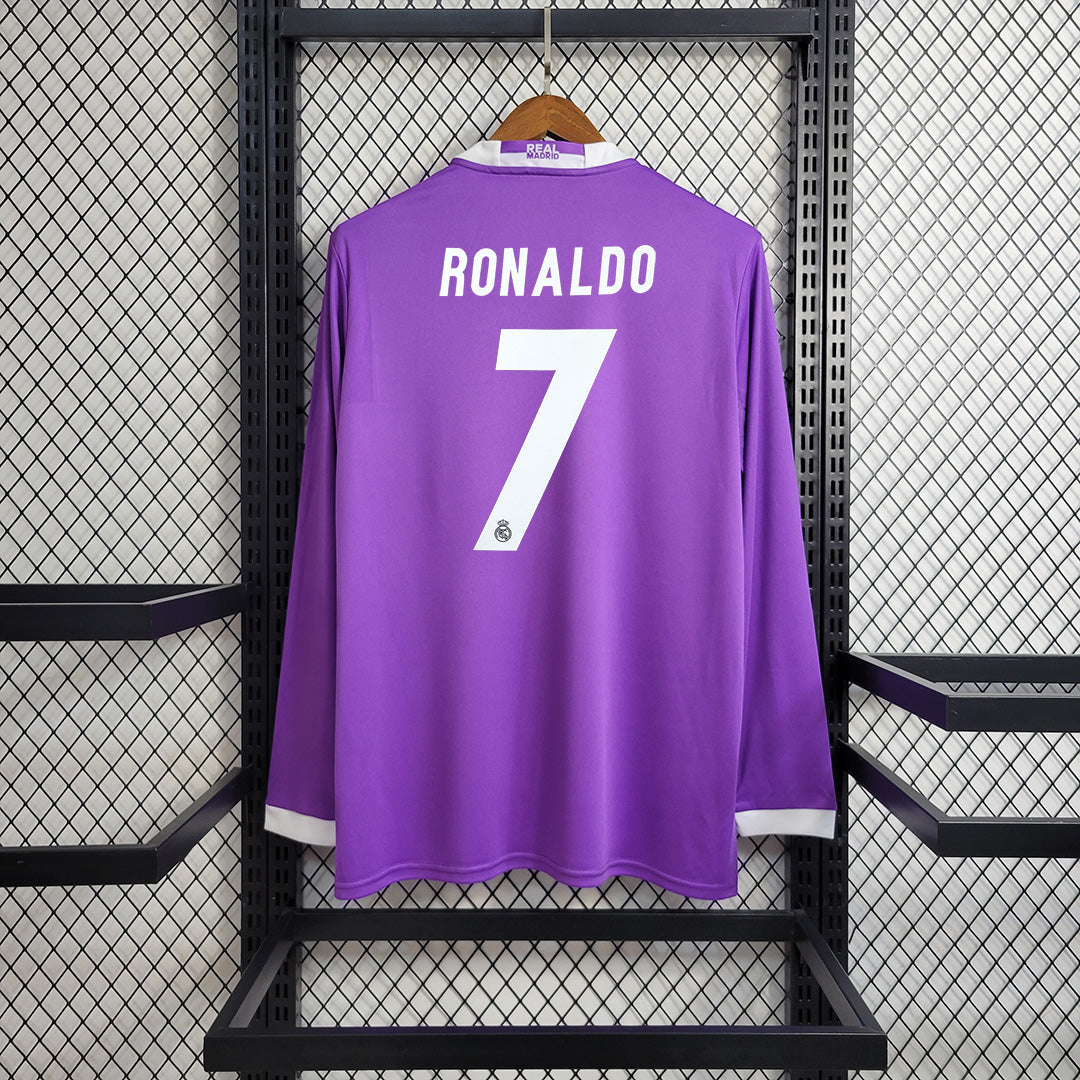 Real Madrid 16/17 UCL Retro Shirt Jersey Purple